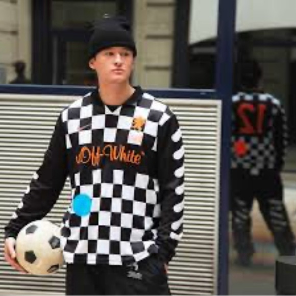 Off-White X Nike World Cup release soccer football jersey Sz XL EUC Mercurial - Picture 2 of 13